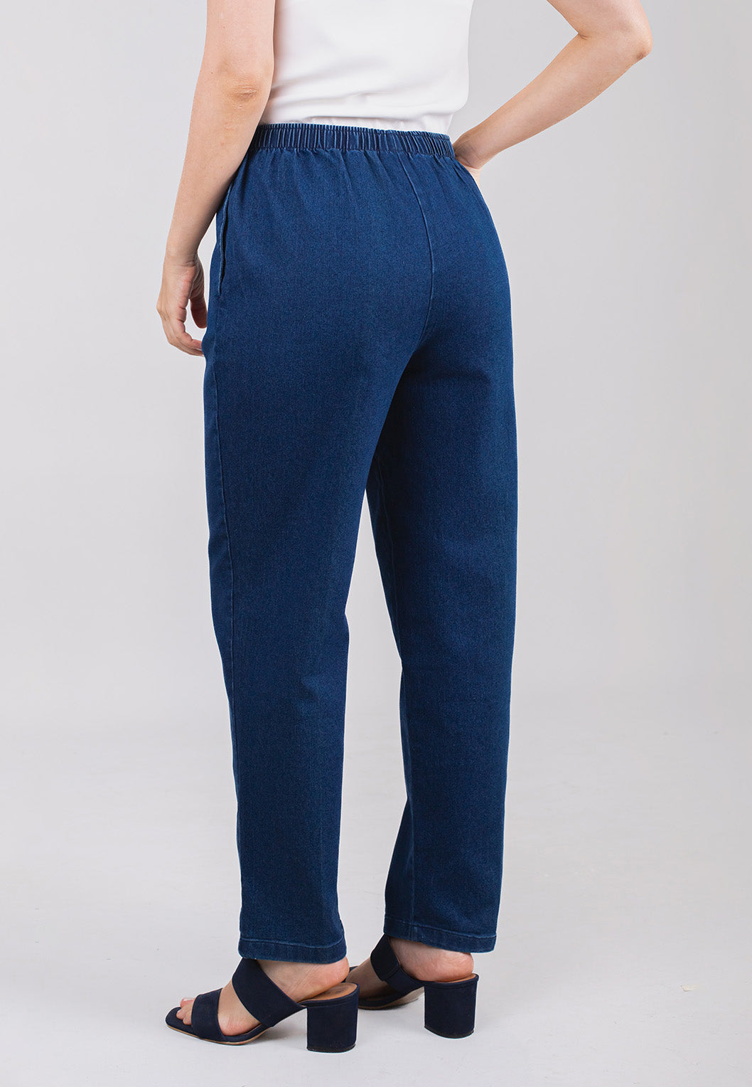 Pull On Denim Pant - Indigo