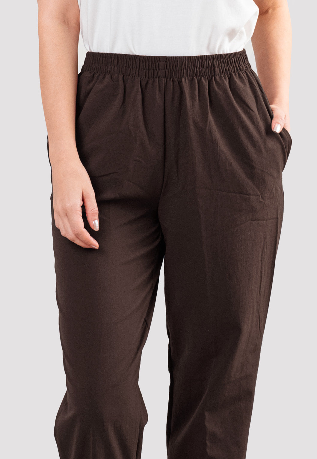 Pull On LeChute Pant - Dark Brown