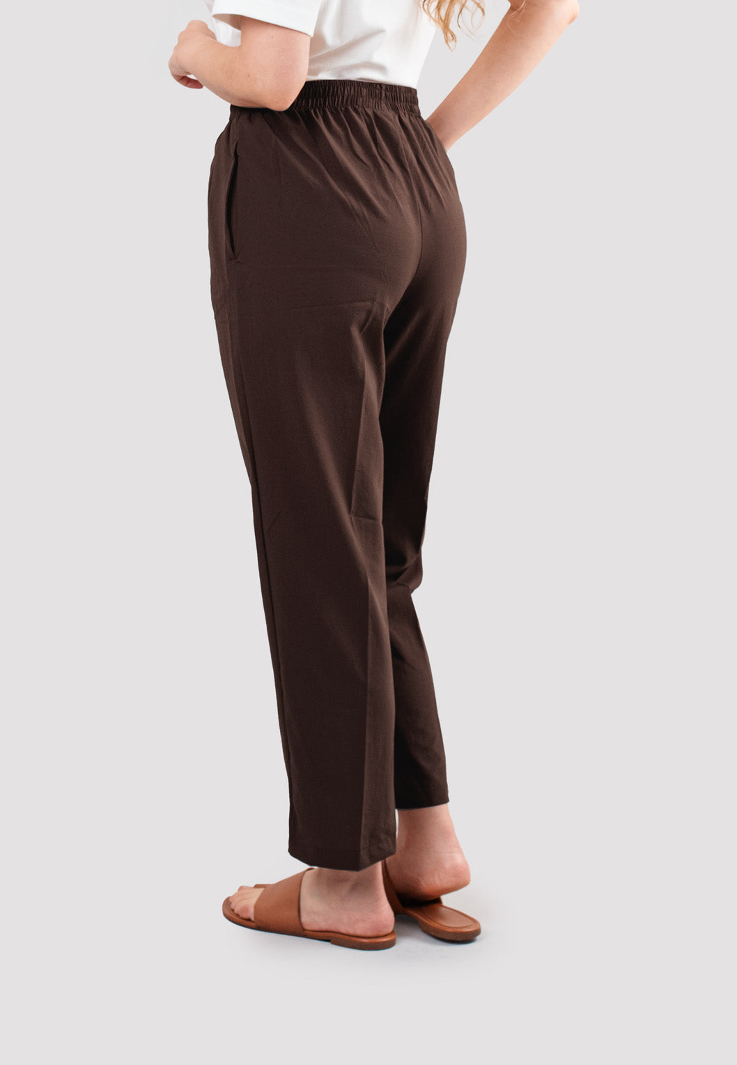 Pull On LeChute Pant - Dark Brown