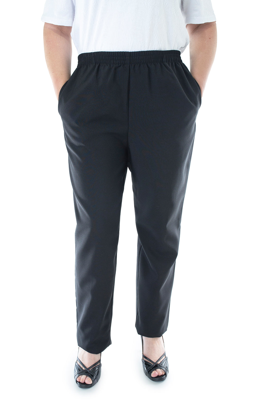 Poly Poplin Pull On Pant