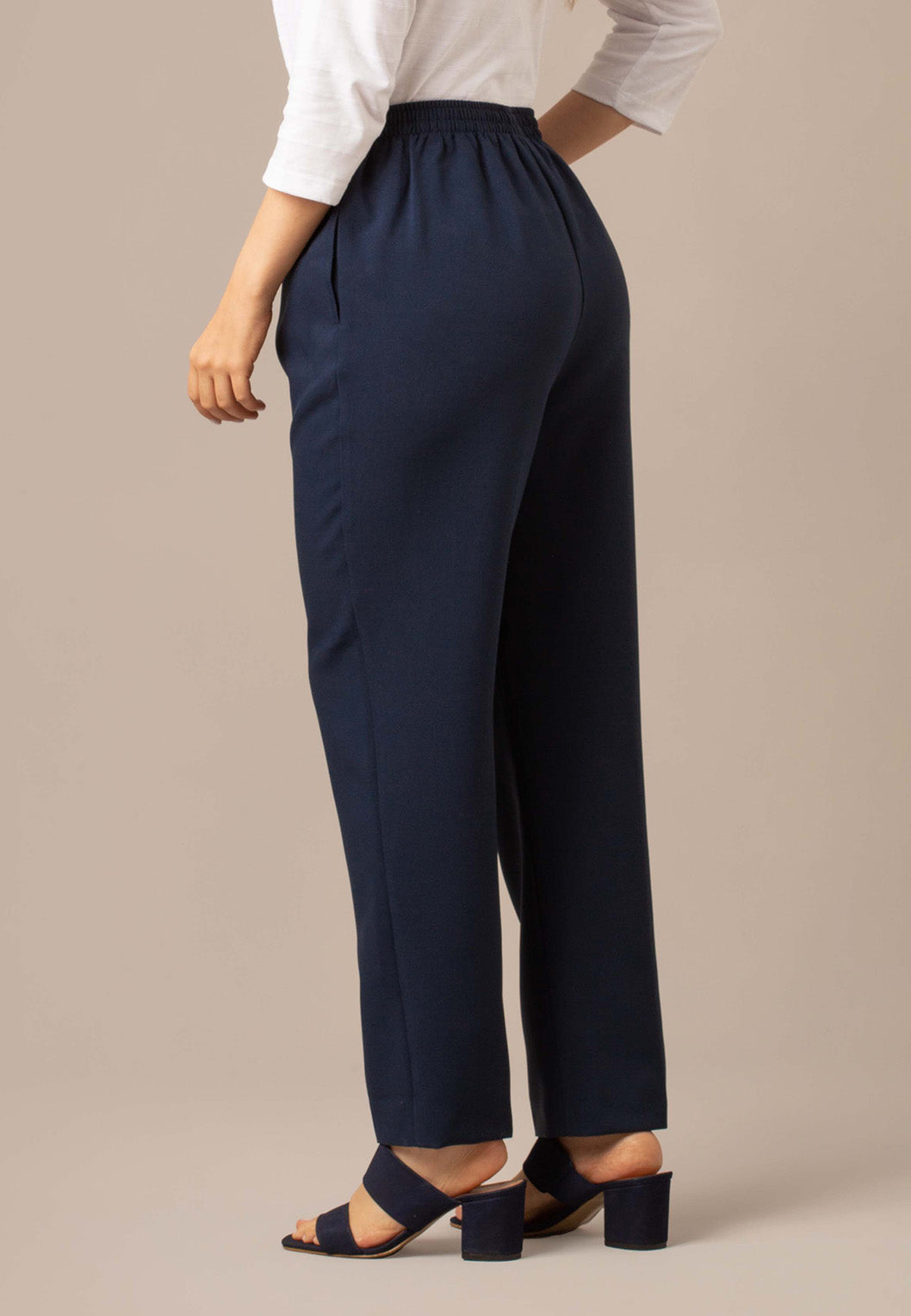 Poly Poplin Pull On Pant