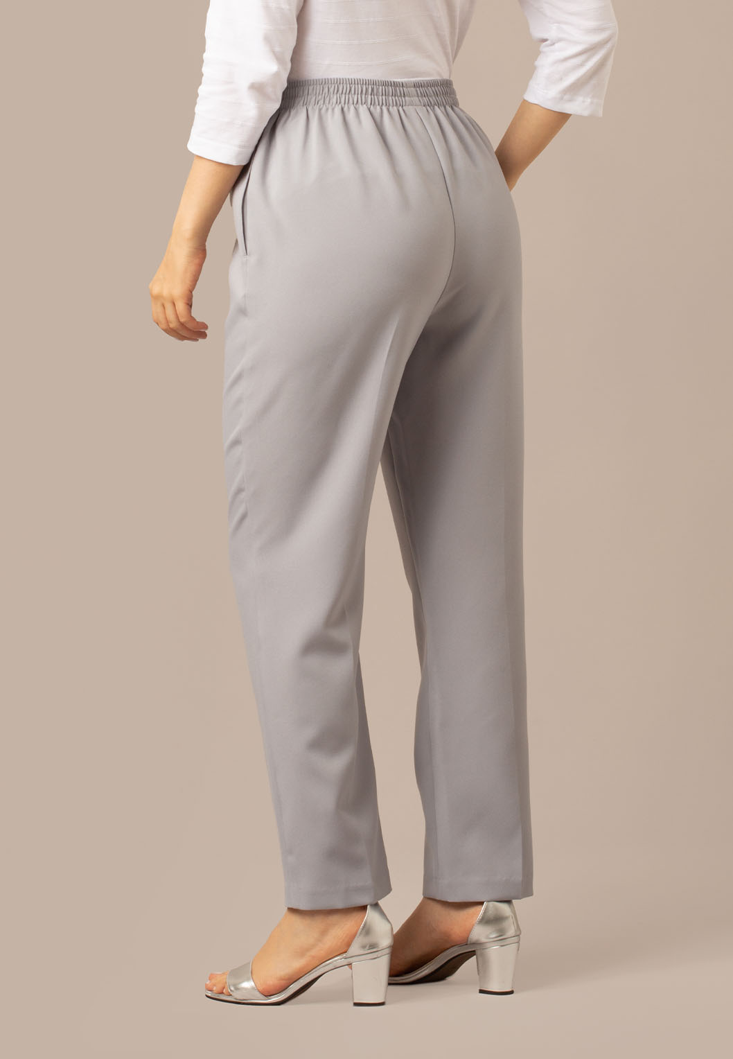 Poly Poplin Pull On Pant