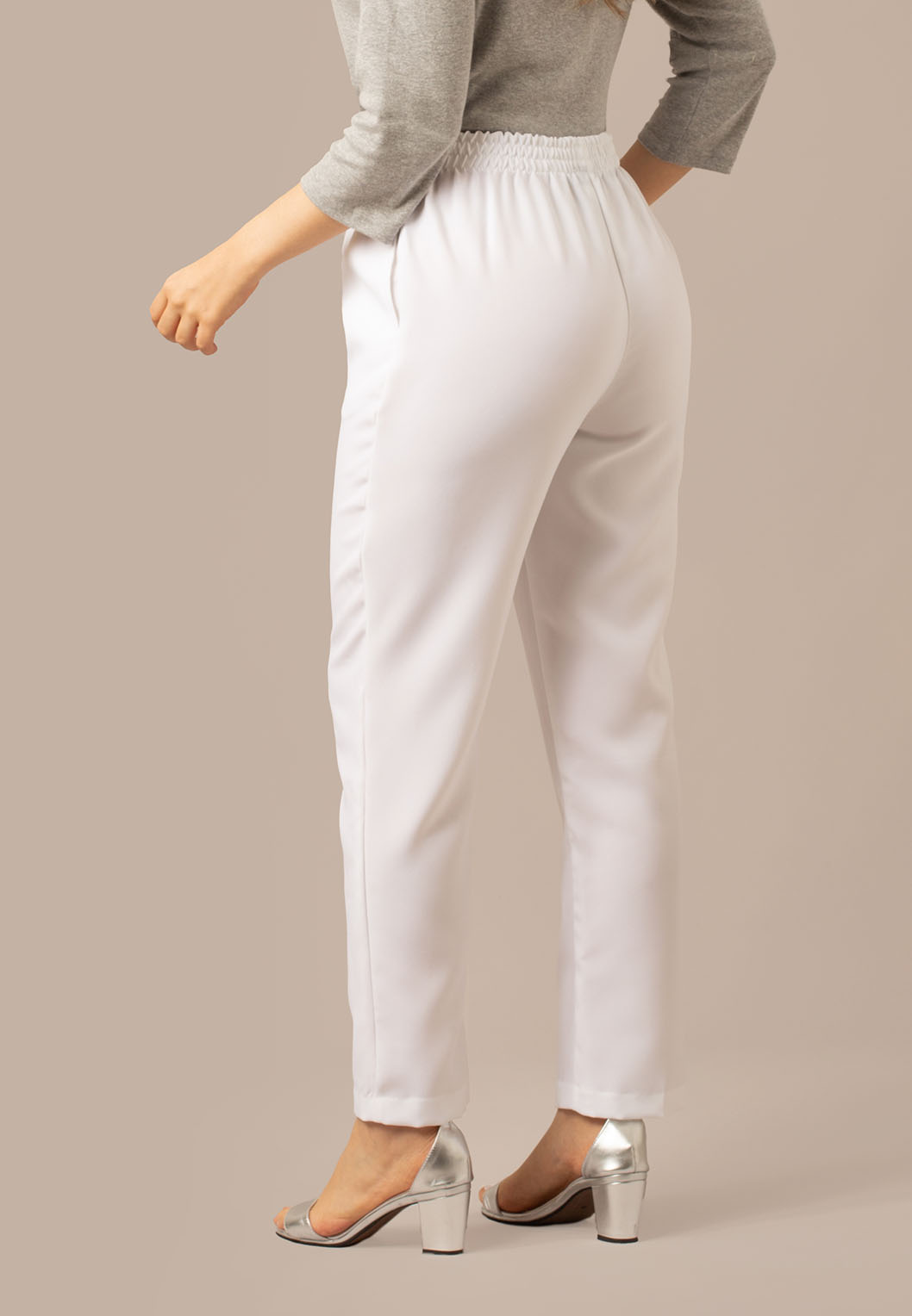 Poly Poplin Pull On Pant