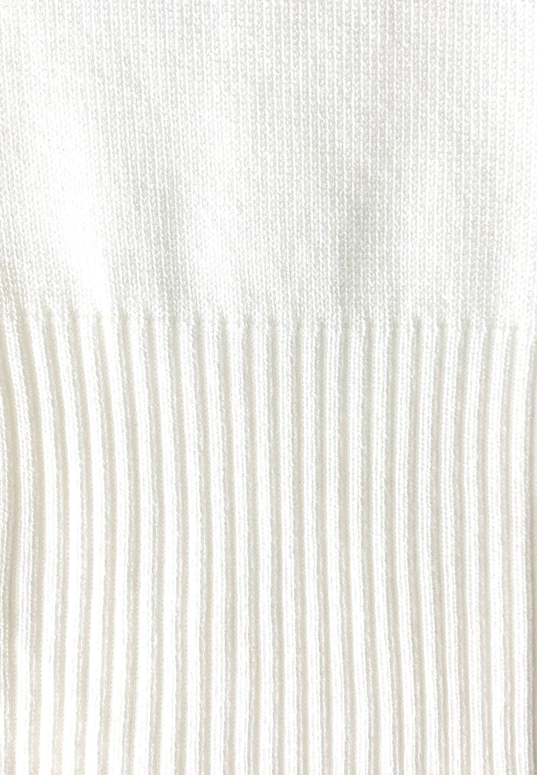 Long Cardigan Long Sleeve Open Front Knit Cardigan  - White