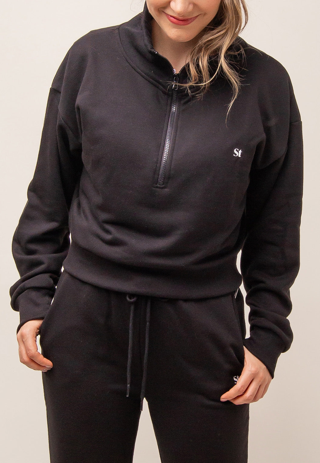 New! Half zip, Long sleeve pullover