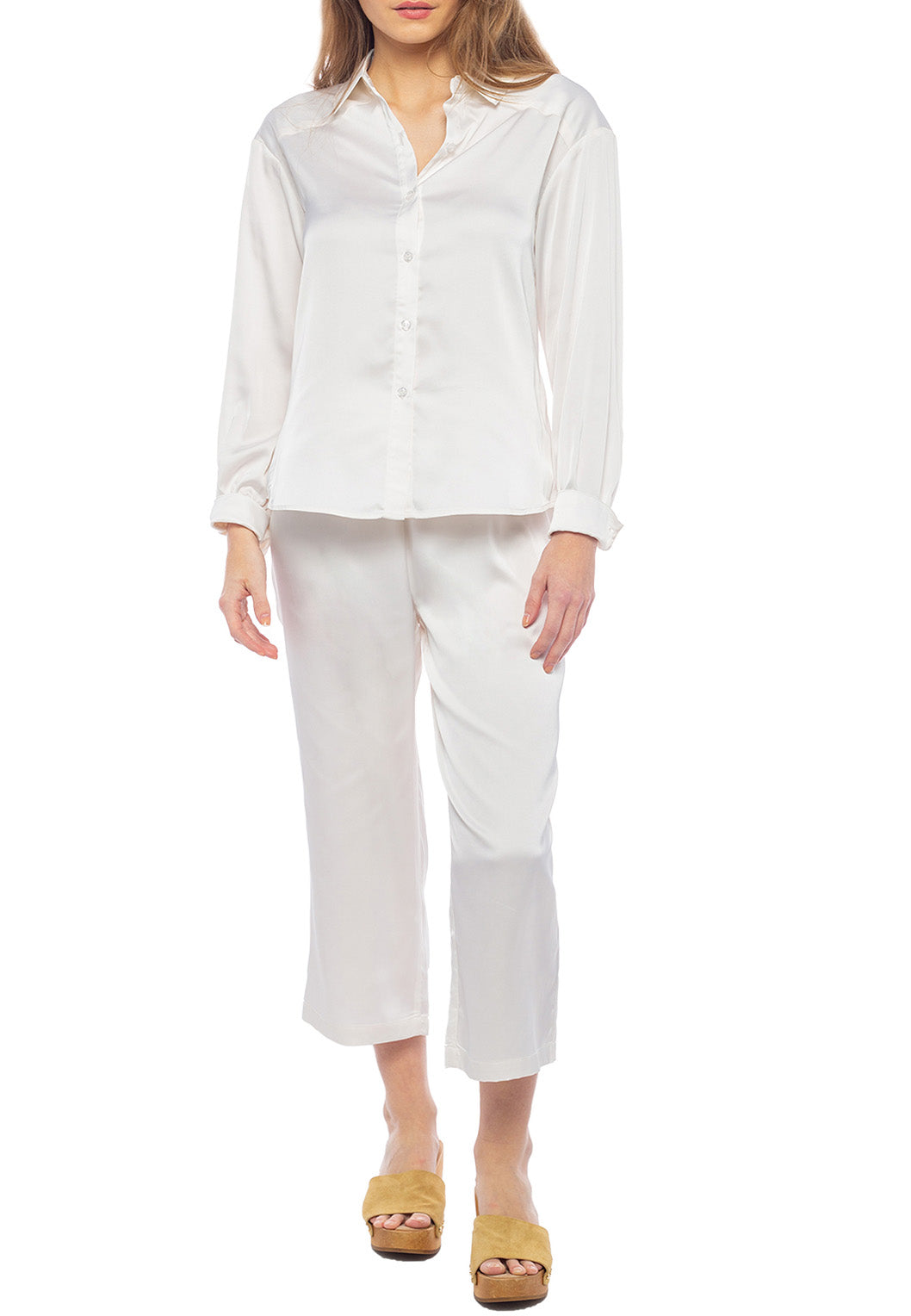 Relaxed Satin Pant
