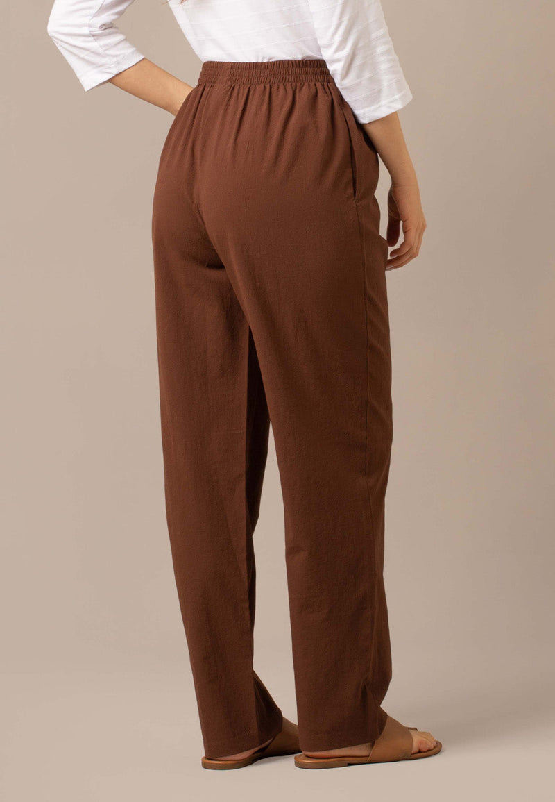 Pull On Lechute Pant - Brown