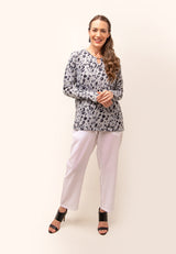 Long Sleeve Jewel Knit Top