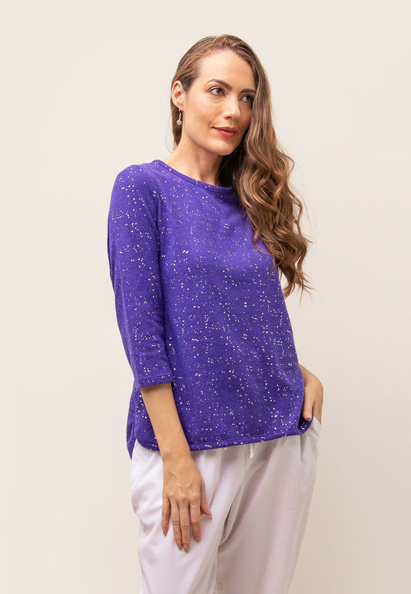 3/4 Sleeve Scoop Neck Top